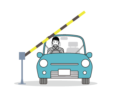 ゲートがオープンし洗車スタート！